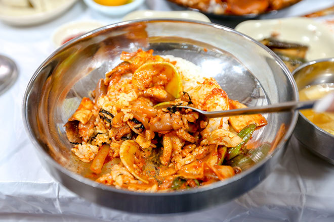 쭈꾸미 비빔밥