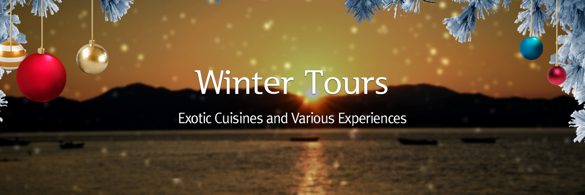 Winter Tours Exotic Cuisines and Various Experiences